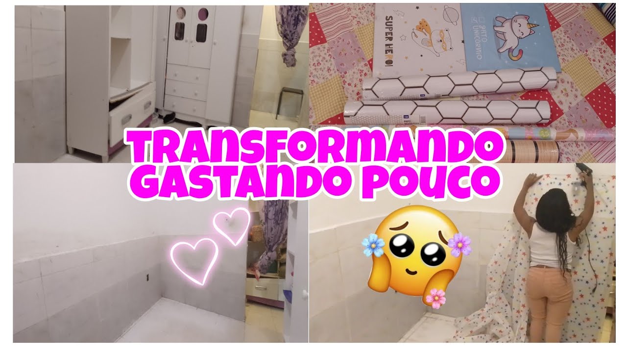 TRANSFORMANDO O QUARTO DAS CRIANÇAS GASTANDO POUCO | PARTE 1 #reforma  #decoração #vidareal #diy