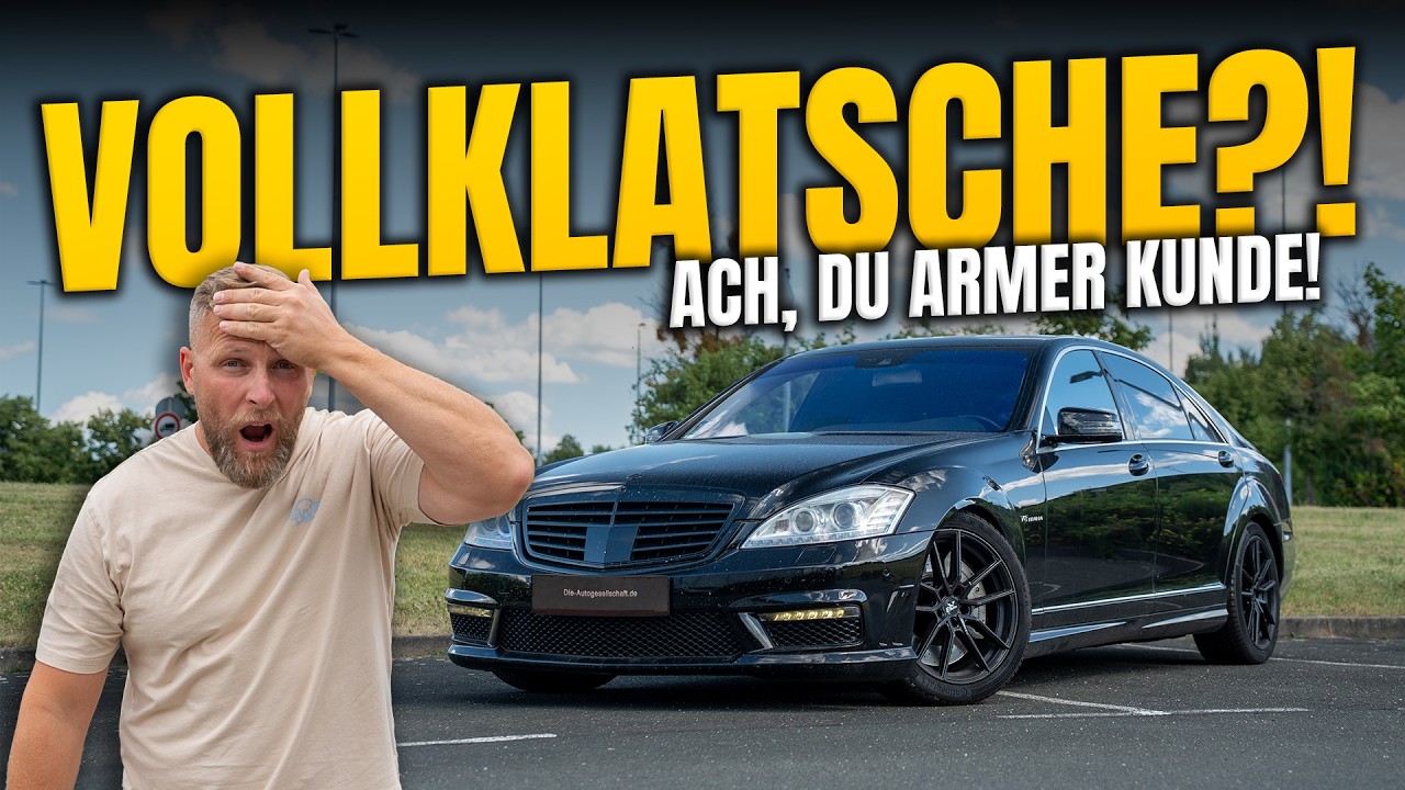 TOTALSCHADEN, aber wo? Spurensuche am V8! Diesen S63AMG hat der TEUFEL geschickt! 27000€ sind WEG!
