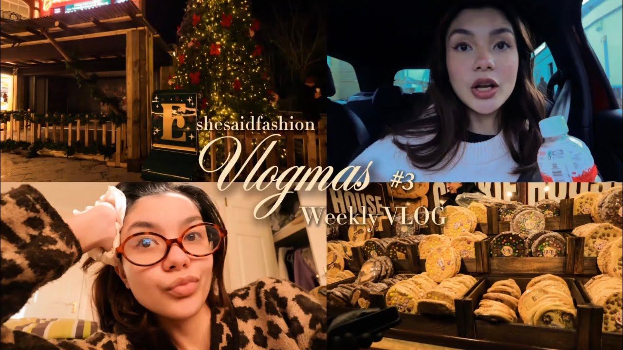 VLOGMAS EP3 | Christmas Markets ❄️☃️ Skincare & Grocery Shopping