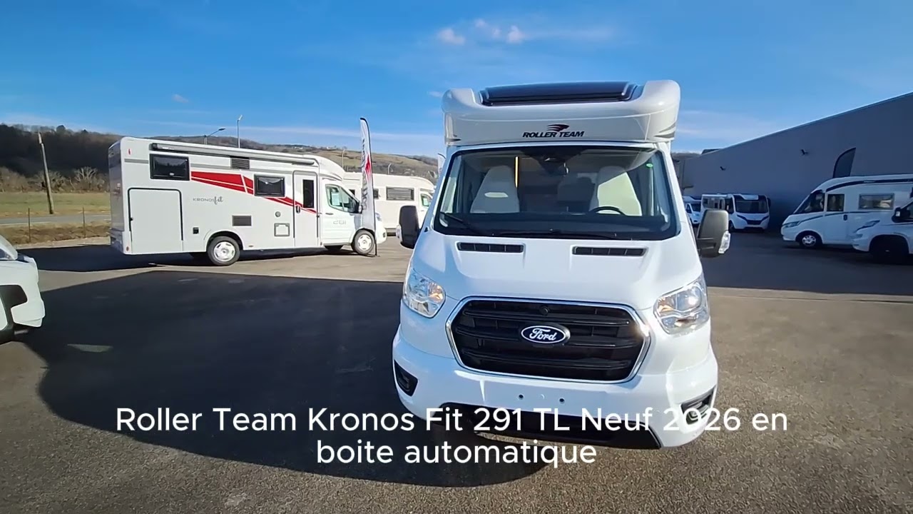 Camping Car profilé Compact Roller Team Kronos Fit 291 TL en moins de 6m