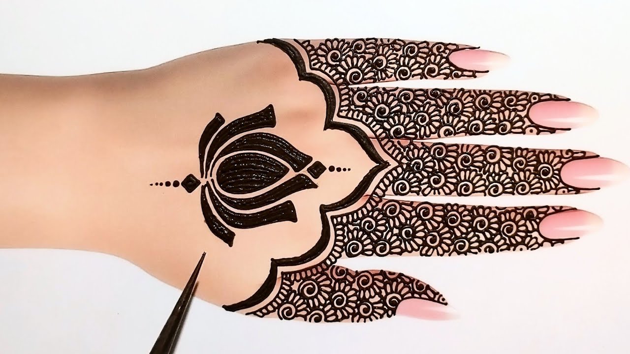 Easy New trending mehndi design | simple stylish mehndi design| mehandi designs | mehendi designs |