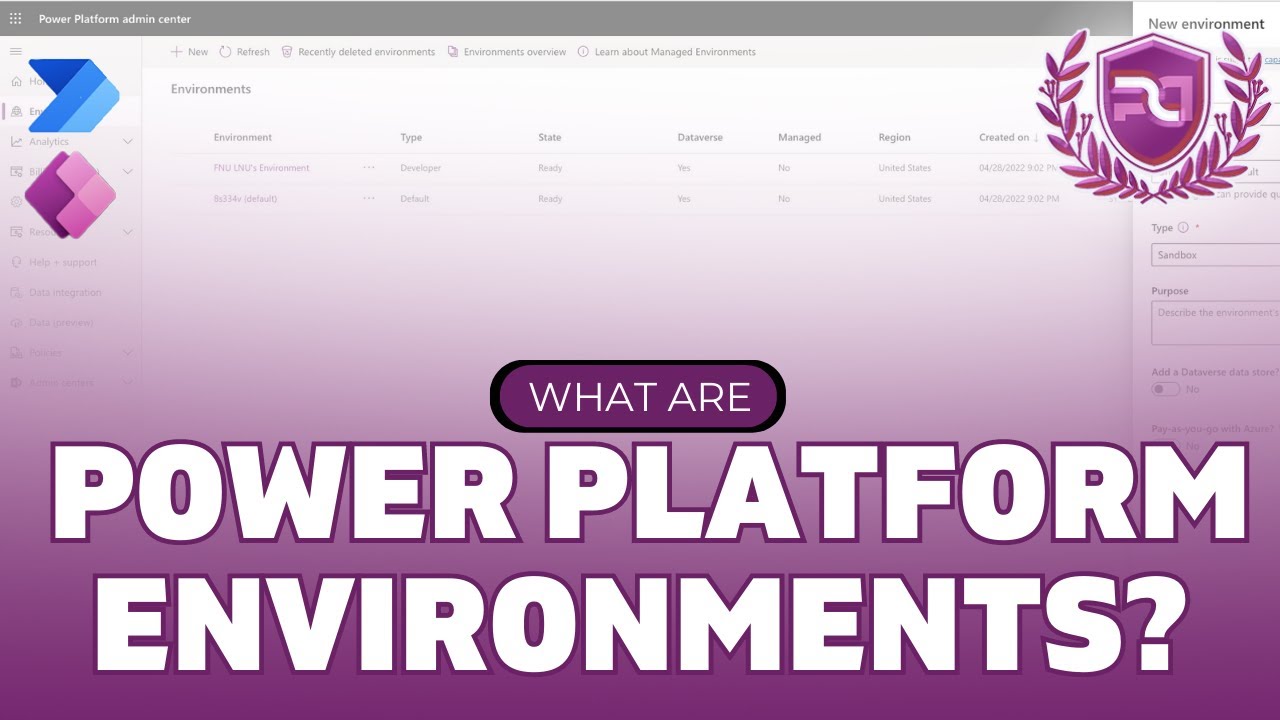 Обзор сред Power Platform