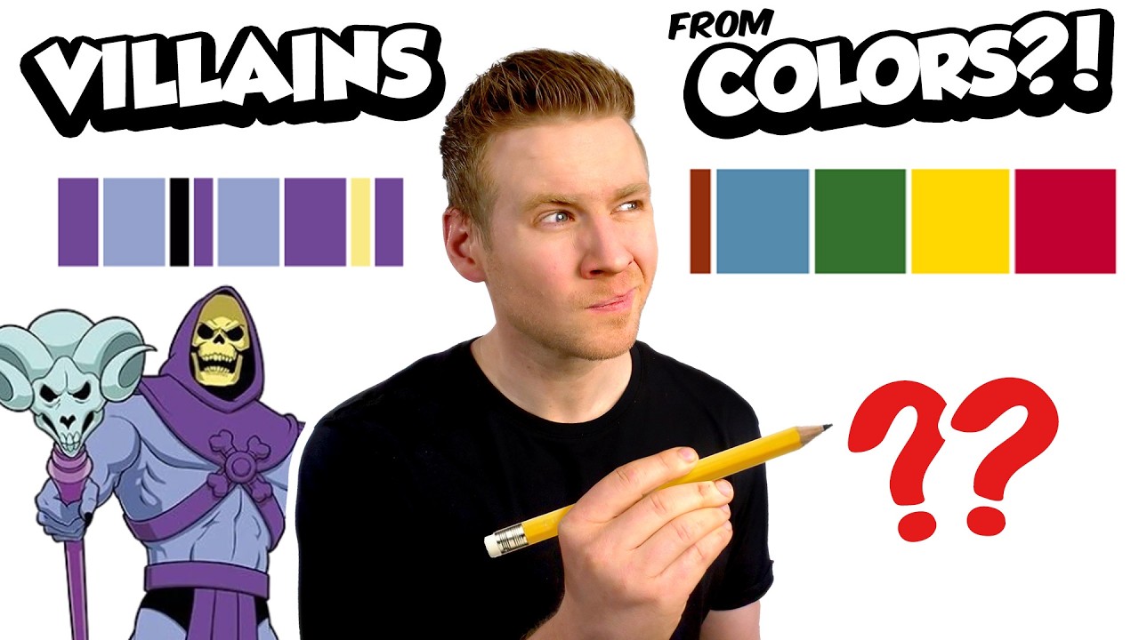 Can I Guess Villains Based ONLY on their COLORS?