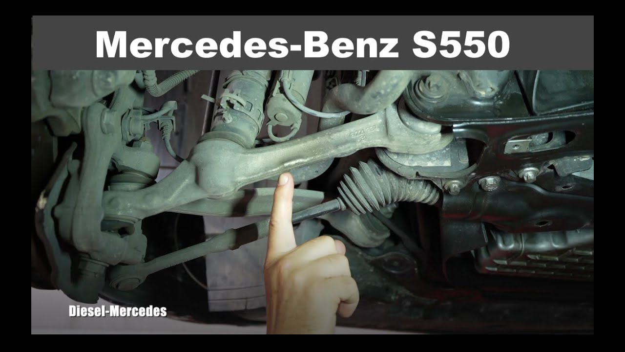 Замена нижнего переднего рычага подвески Mercedes-Benz