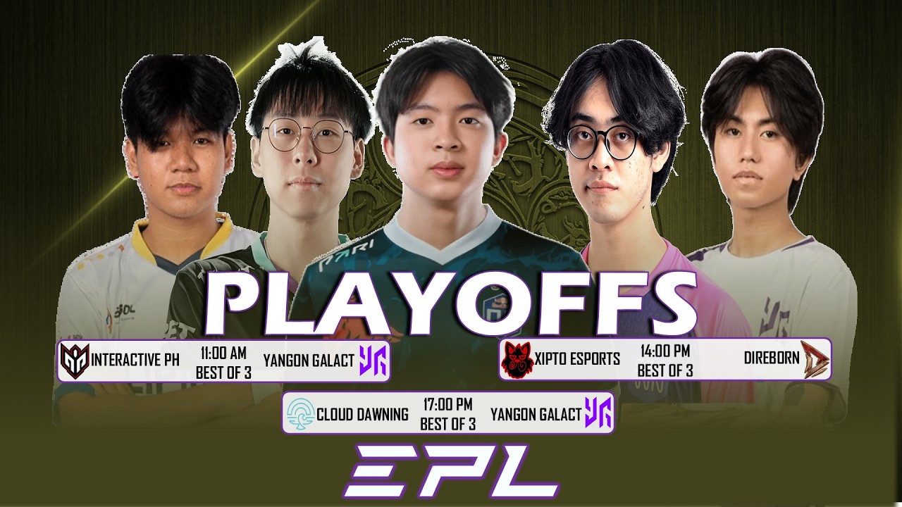 🔴[LIVE] CLOUD DAWNING vs YANGON GALACTICOS | Bo3 | PLAYOFFS |EPL WS: Southeast Asia. S18 #dota2live