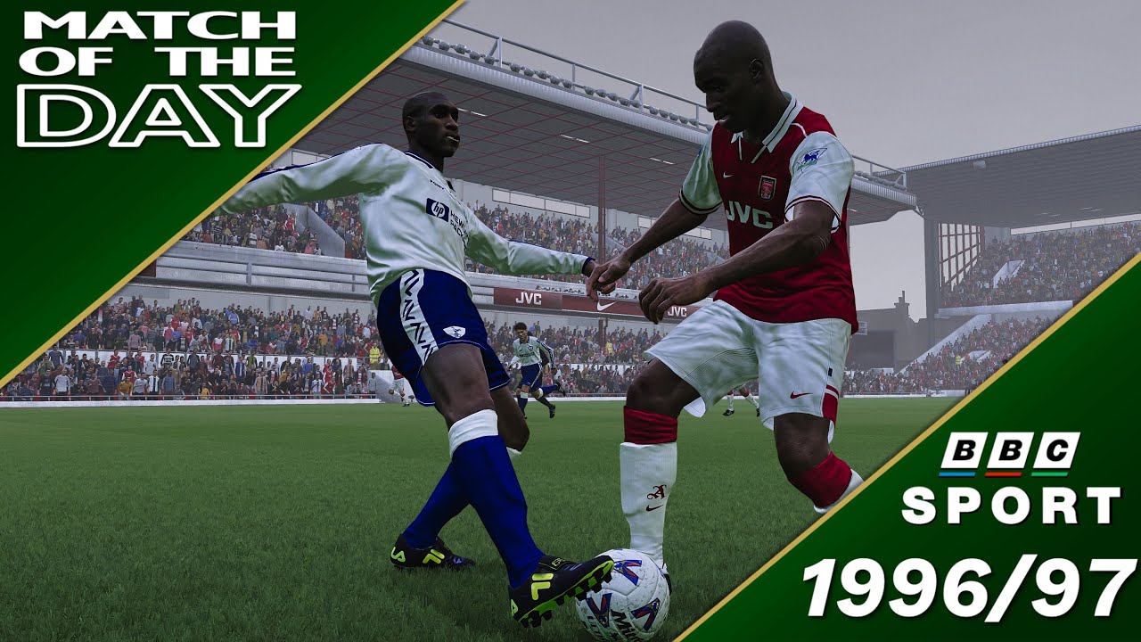 MATCH OF THE DAY | Arsenal v Spurs & Chelsea v Newcastle | 1996/97 Season PES 2021