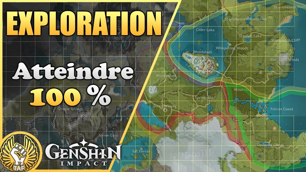 100% d'exploration, ce qu'il faut savoir - 🧚Genshin impact