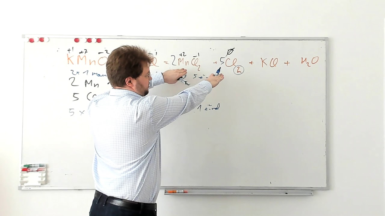 Redoxi reakciók rendezése oxidációsszám változás alapján
