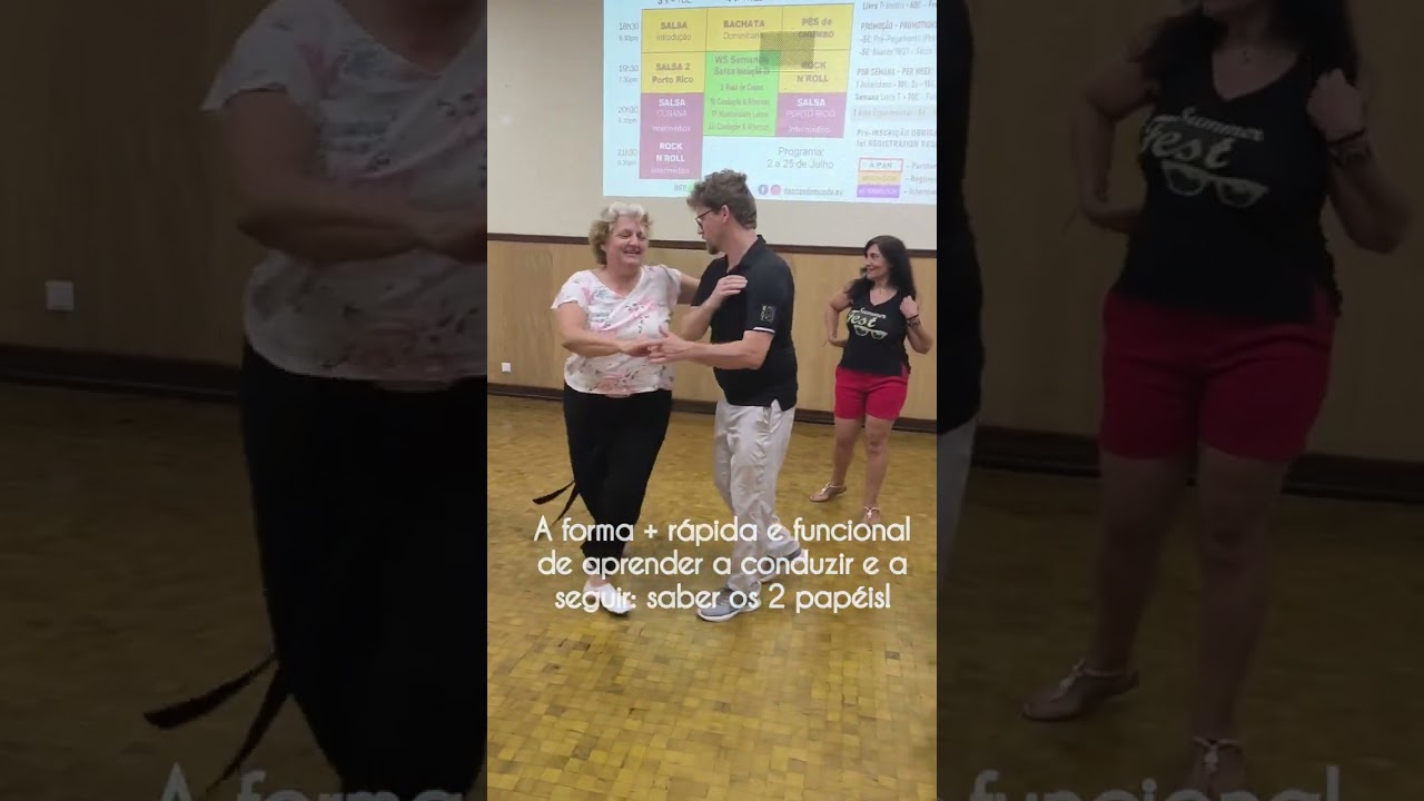 Cursos & WS Intensivos: Liderar vs Seguir na Salsa & Role Rotation