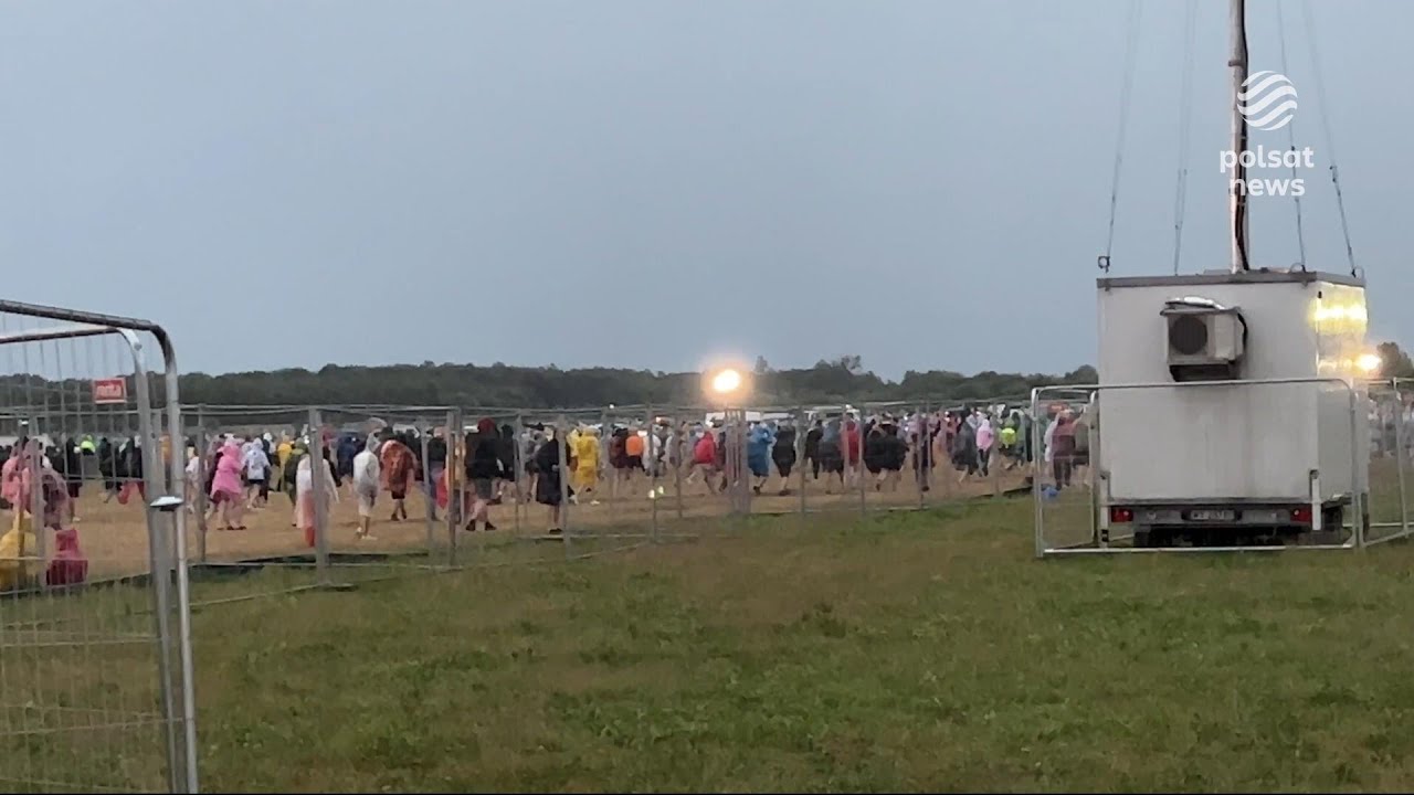 Burze nad Polską. Festiwal Open'er ewakuowany