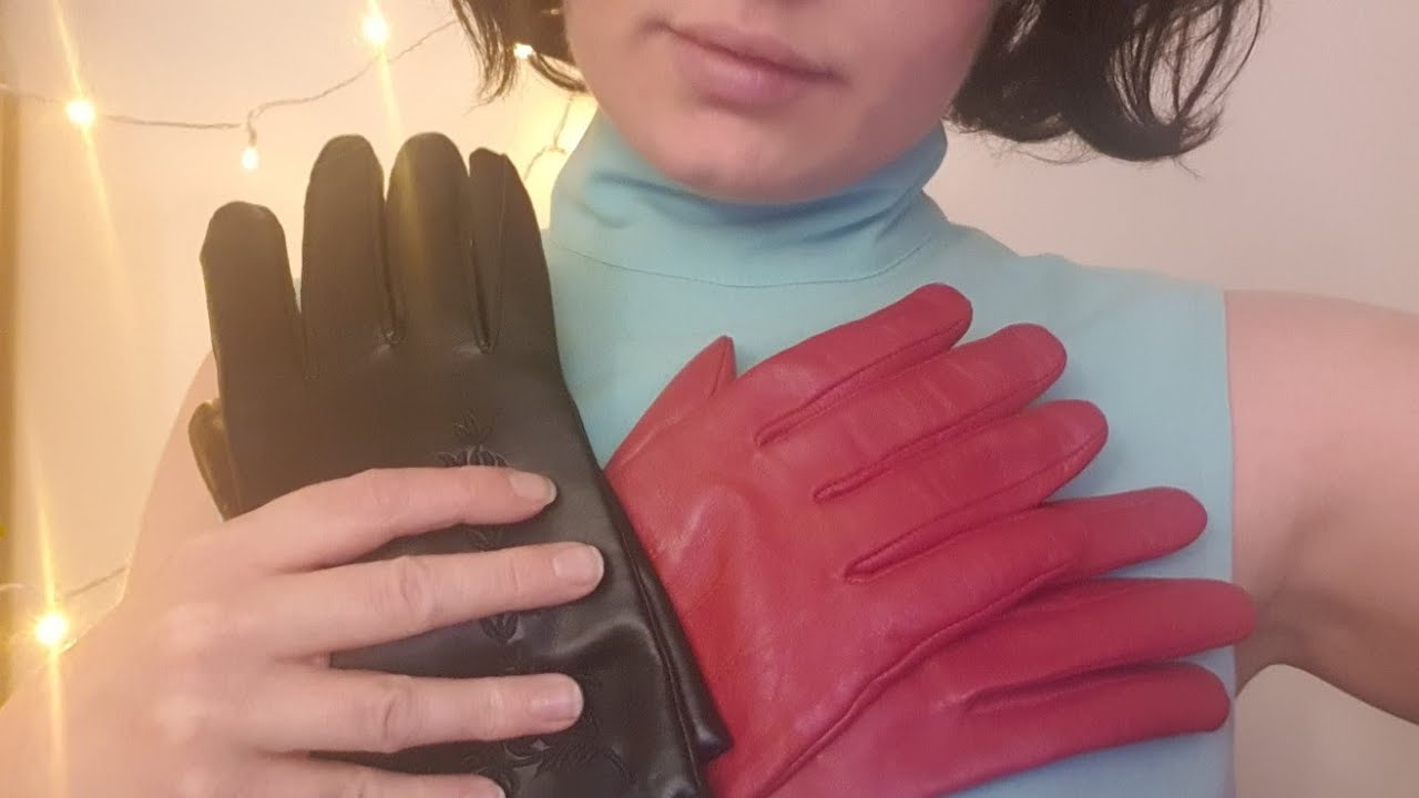 ASMR LEATHER GLOVE LOVE WITH YOUR MOD MAMA