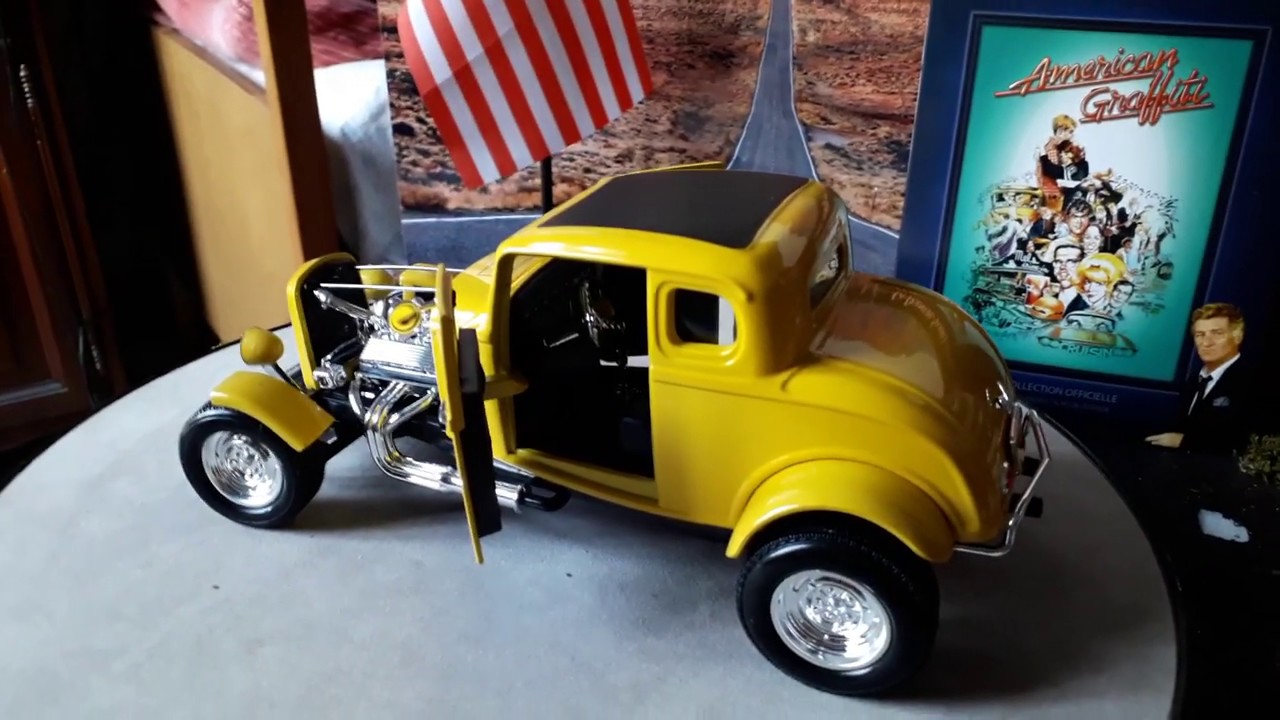 American Graffiti Movie 1973 1/18 1932 Ford Hot Rod ERTL Diecast
