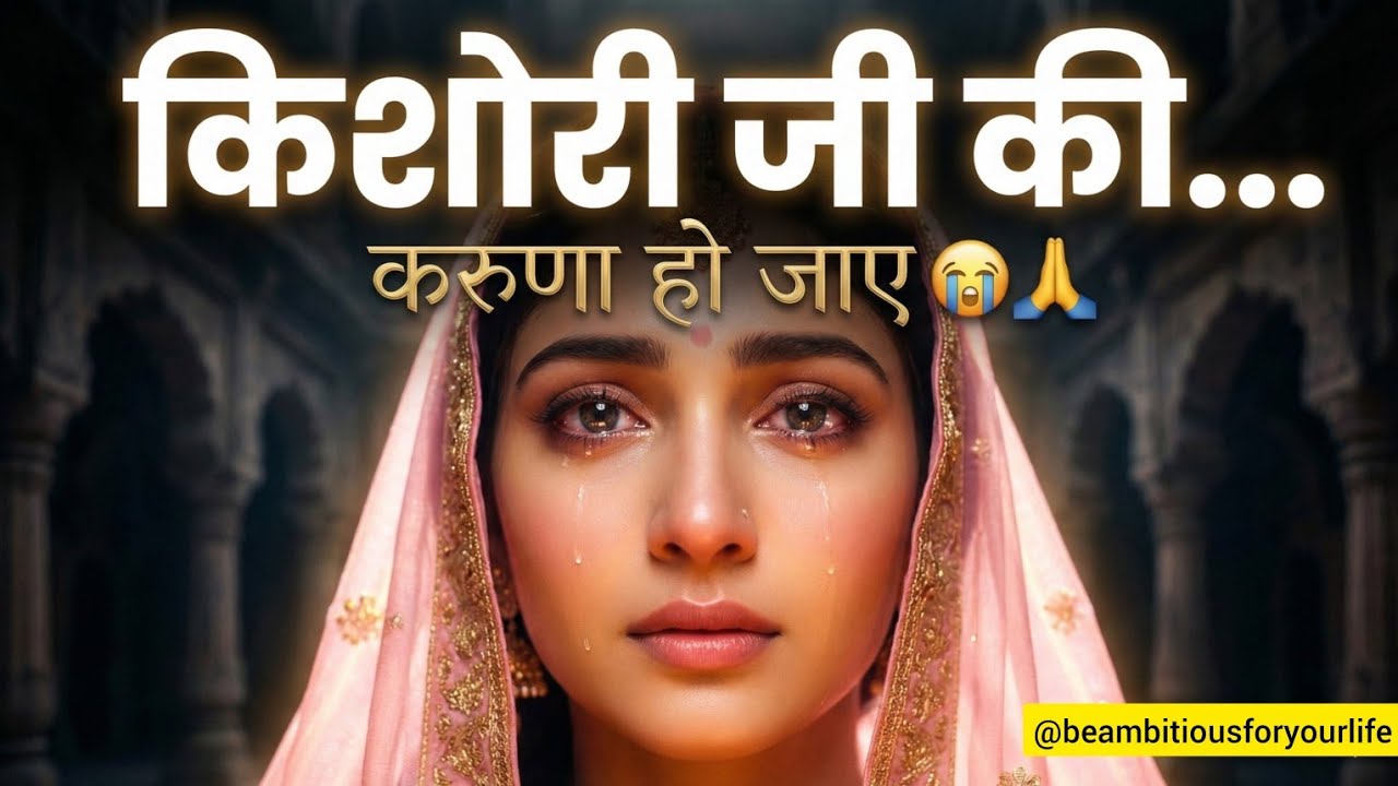 😭 जब हर रास्ता बंद लगे, तब इसे सुनें | Kishori Ji Ki Karuna Ho Jaye | Radha Bhajan | Radhe-Radhe 🙏