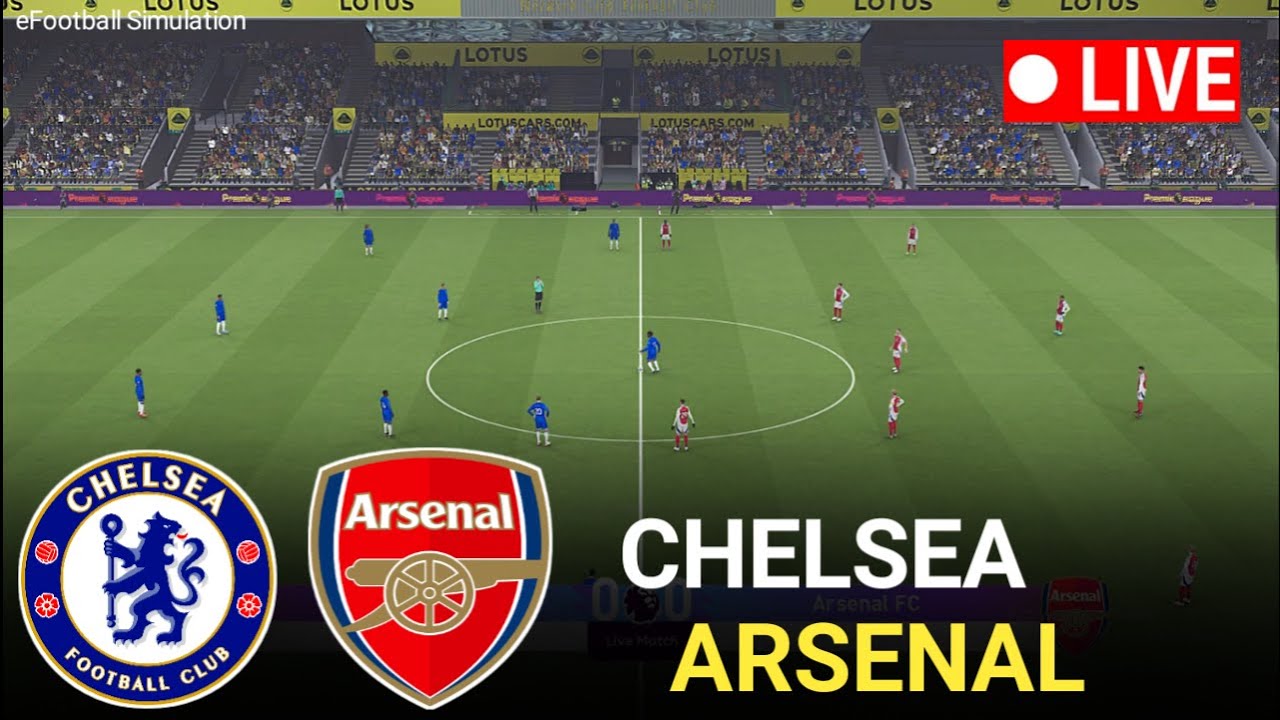 🔴LIVE- Chelsea vs Arsenal l Epl 2025/26 l Full Match eFootball Pes 21 Game Video Simulation