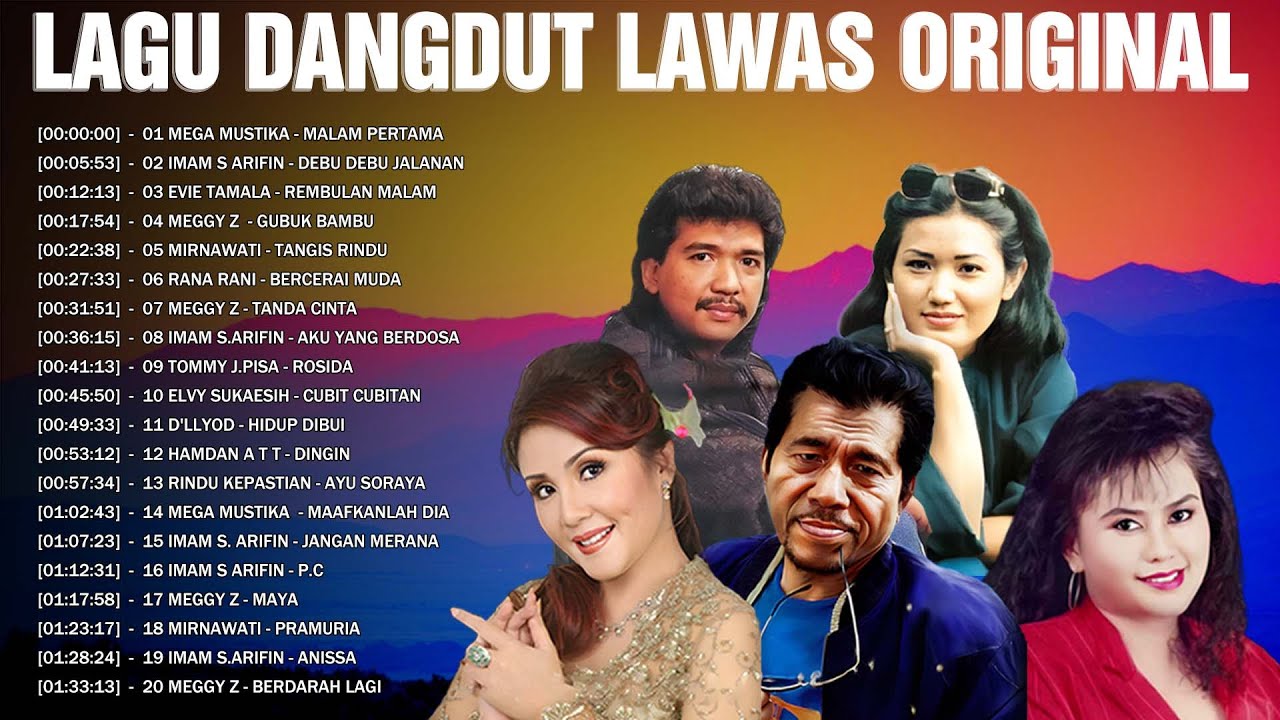 Lagu Dangdut Lawas Original Pilihan 80an 90an 🎸Mega Mustika, Imam S Arifin, Evie Tamala, Meggy Z...