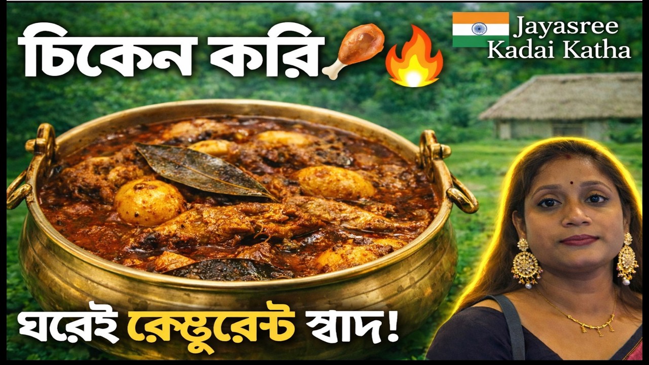 Bengali Home Style Chicken Curry | Authentic Gharer Murgir Jhol