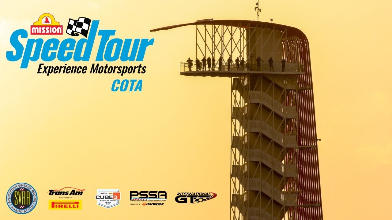 LIVE:Mission Foods COTA SpeedTour Sunday — Championship Races for Trans Am & SVRA's Bell Gold Helmet