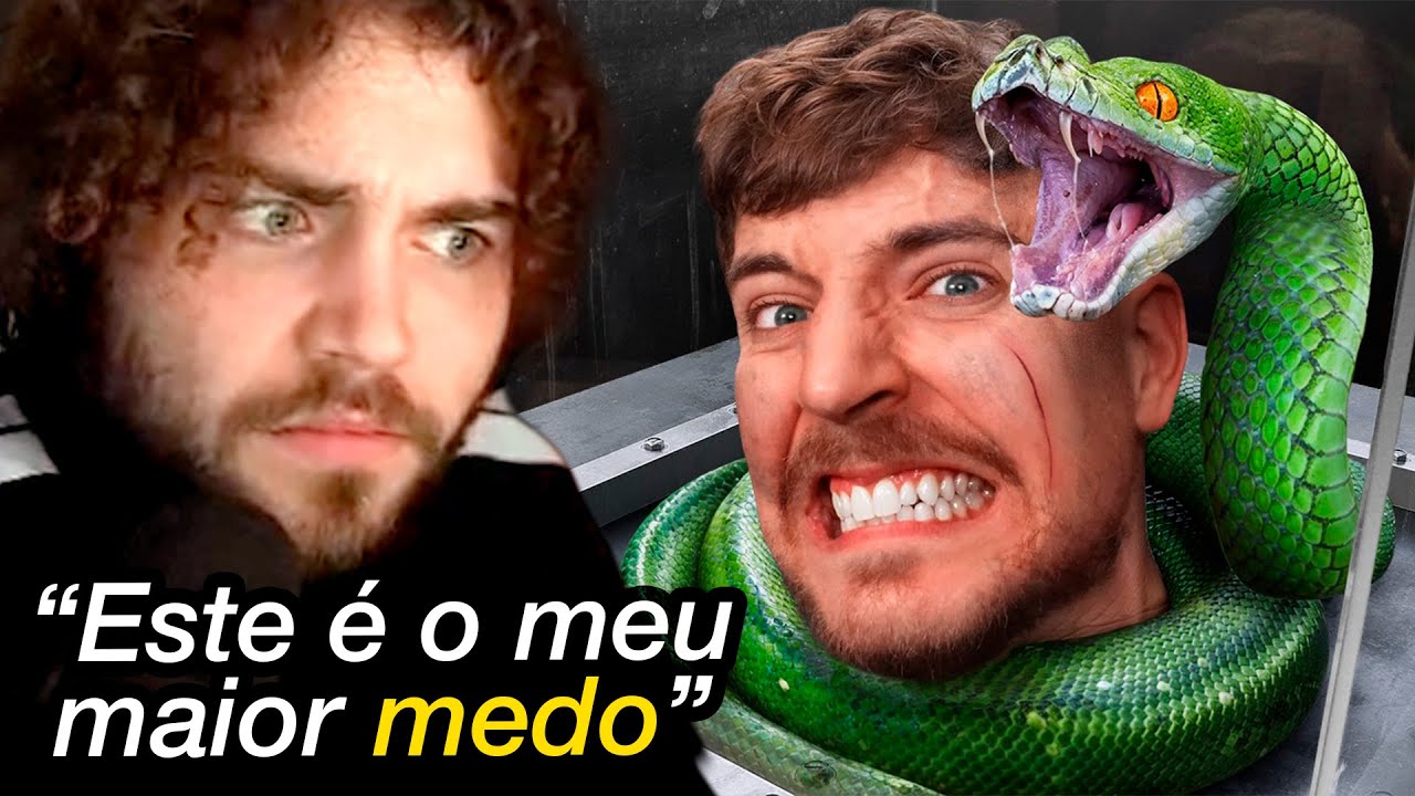 wuant reage a MrBeast "Enfrenta os Teus Medos e Ganha $800,000"