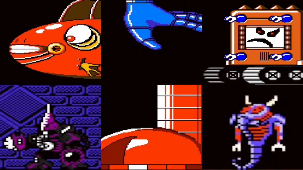 Megaman Revolution Boss Rush+Weaknesses (FORTRESS BOSSES 2)