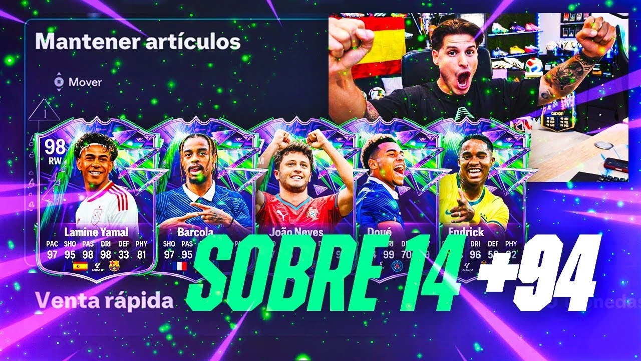 SOBRE 14 +94!!!!  ABRO EL MEJOR SOBRE DE LAS RECOMPENSAS DE FUT CHAMPIONS!! | FC 26