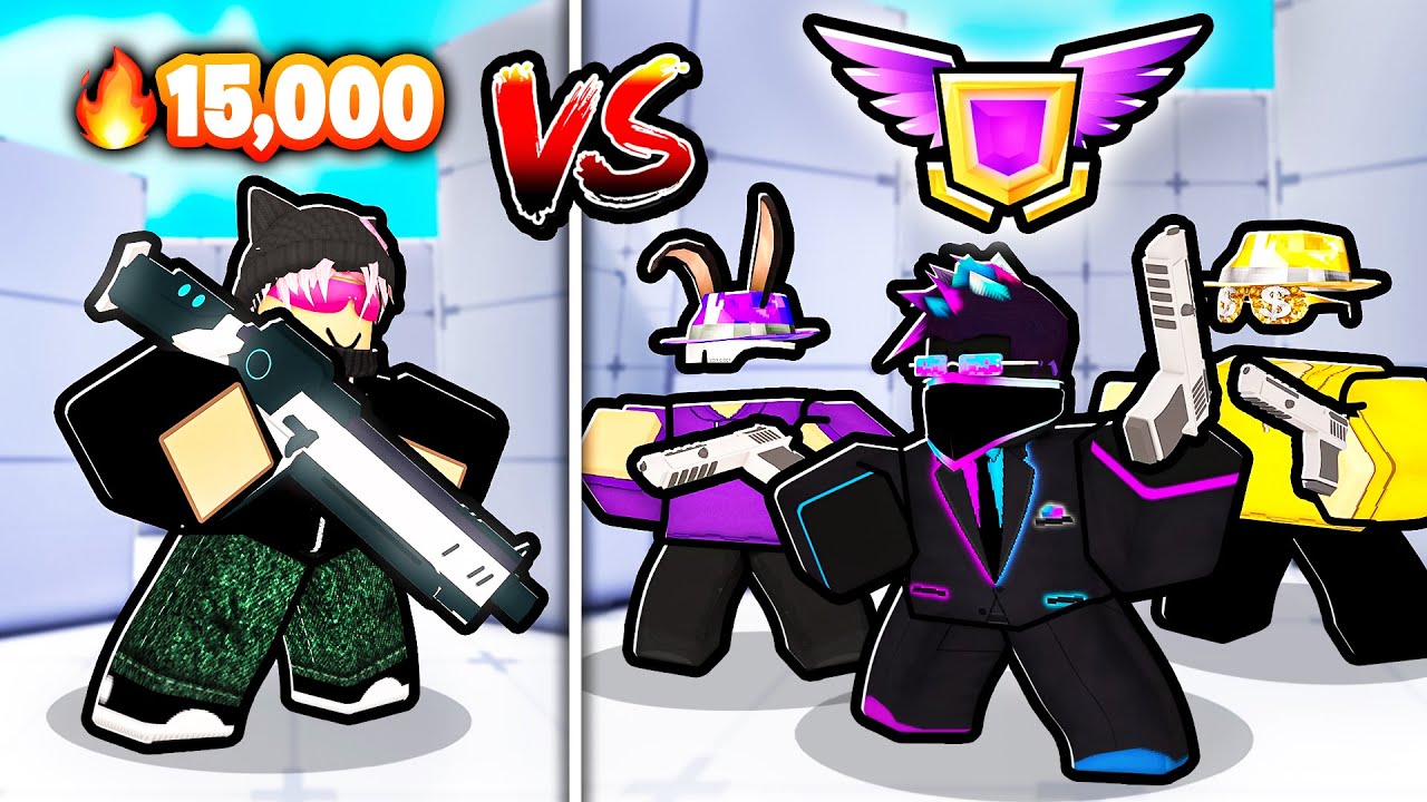 6 PROS VS #1 PLAYER In Roblox Rivals!