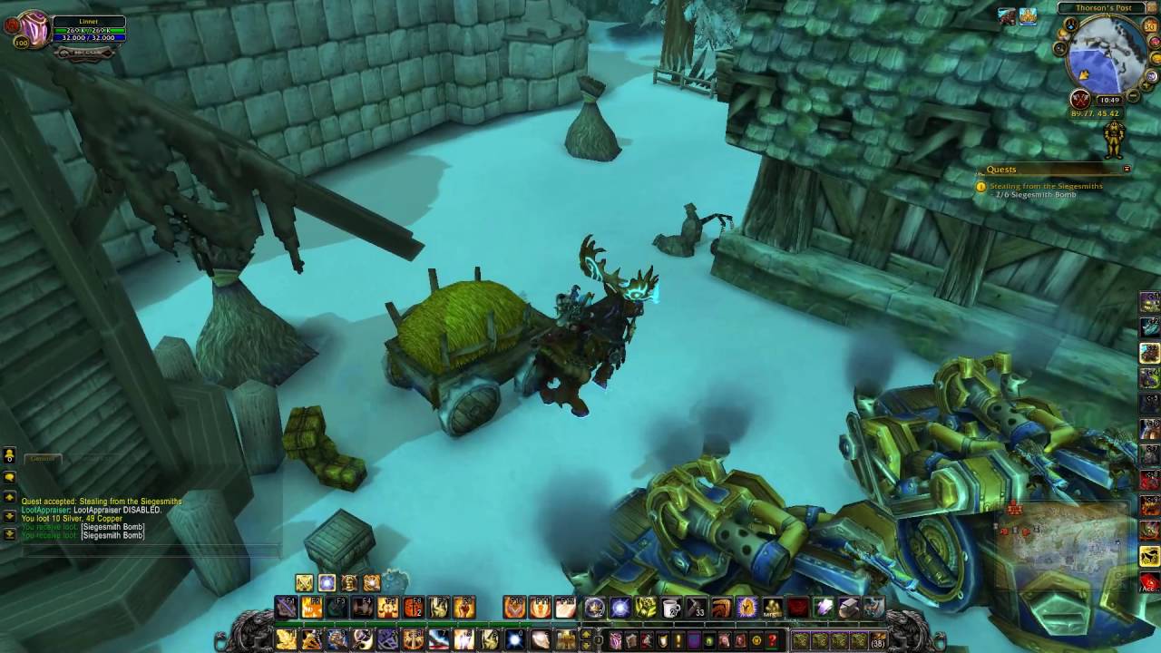 Stealing From The Siegesmiths Quest ID 12230 Playthrough Dragonblight
