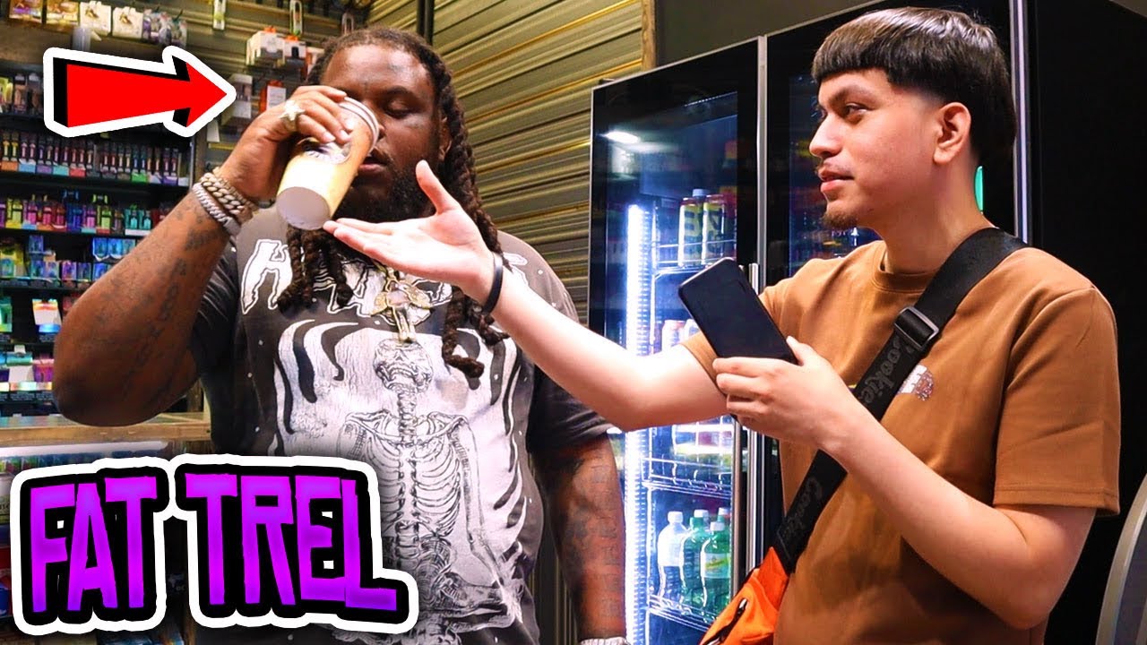 I TRIED TO DRINK OUT OF FAT TREL CUP AND THIS HAPPENED...