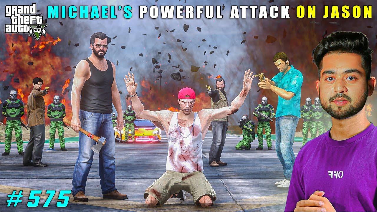 Michael Committed Brutal Attack On Jason | Gta V Gameplay