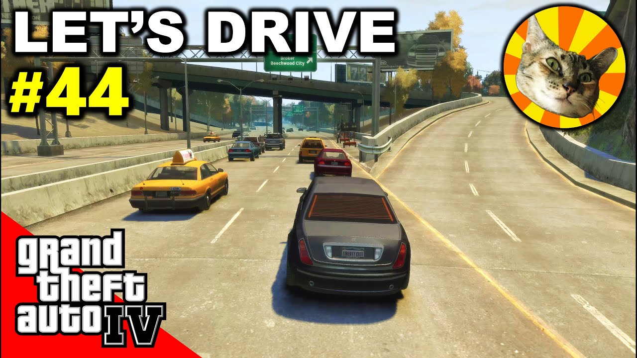 Let's Drive #44 - GTA IV - Isaac goes to the airport