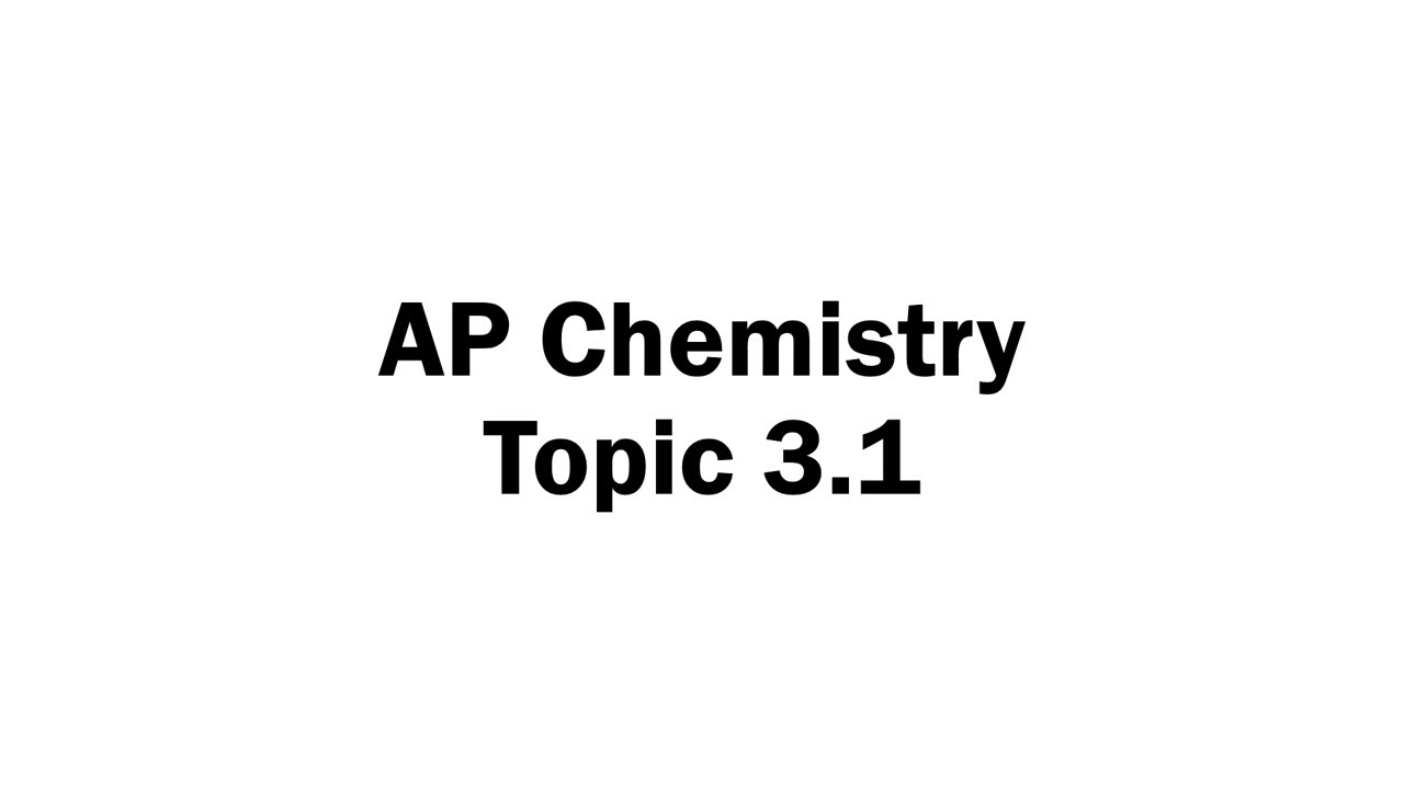 Topic 3.1
