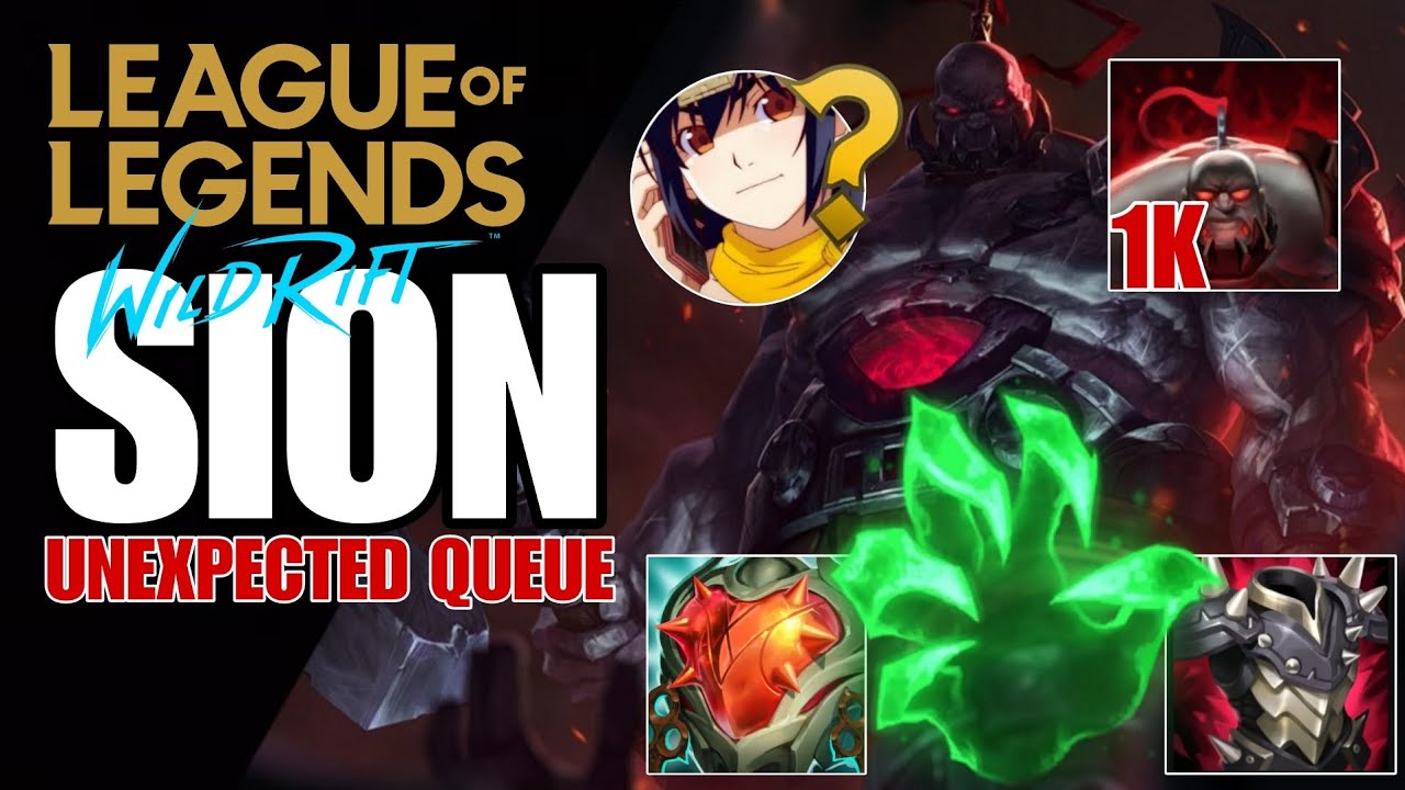 WILD RIFT: ( SEASON 12 ) SION TOP TANK LITERALLY CAN'T STOP ( 2 BUILDS ONLY )