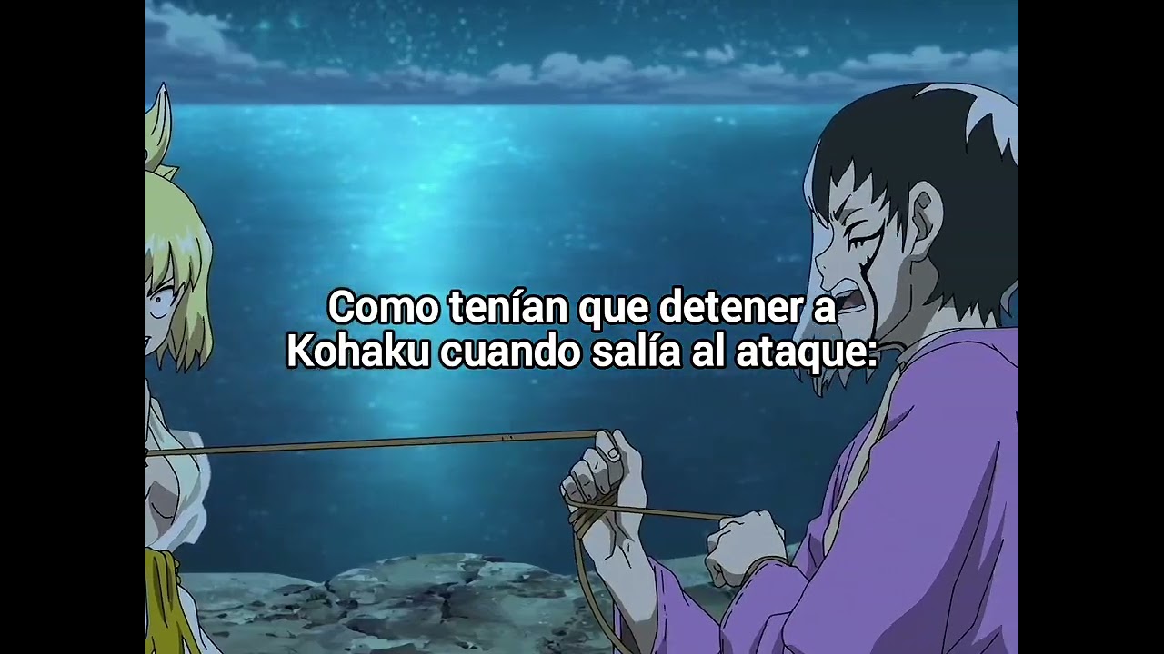Solo Senku puede domar a Kohaku 