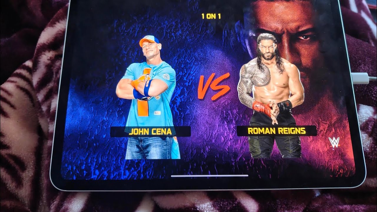 Wwe 🔥2k25 mobile 📱 gameplay /Roman Reings vs Johan Cena /HIGH GRAPHICS 