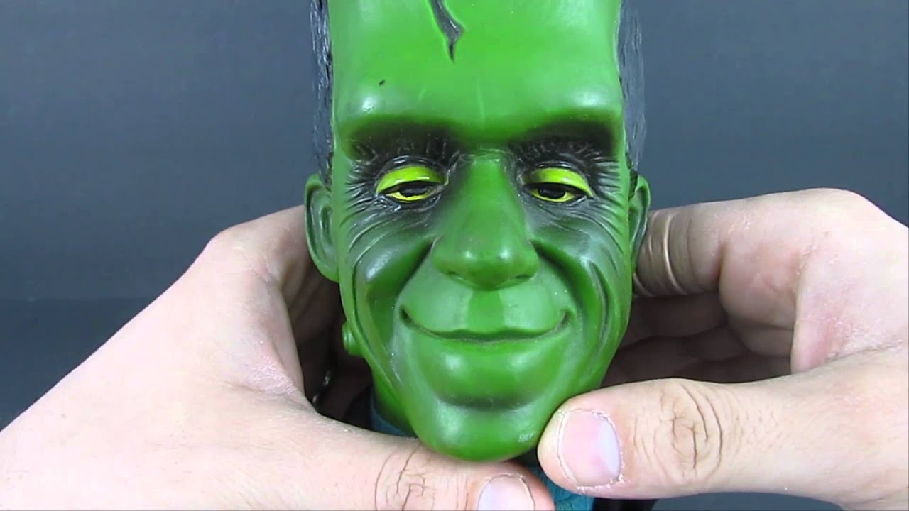 Vintage 1964 Talking Pull String Herman Munster Hand Puppet by Mattel