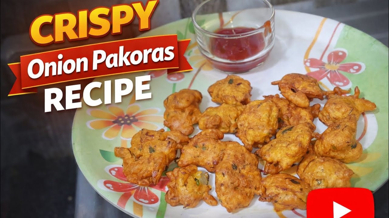 कुरकुरे प्याज पकौड़े घर पर 😋 | Crispy Onion Pakoda Recipe | Perfect Evening Snack 🤗