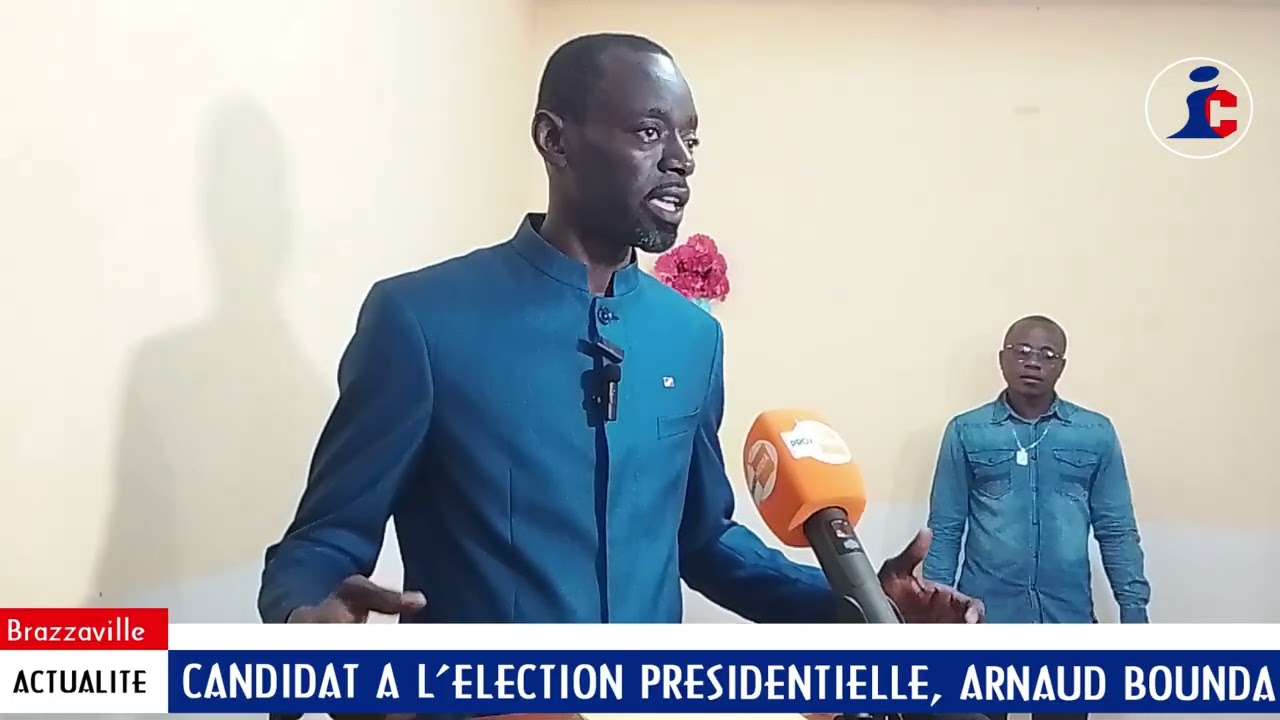 CANDIDAT A L’ELECTION PRESIDENTIELLE, ARNAUD BOUNDA