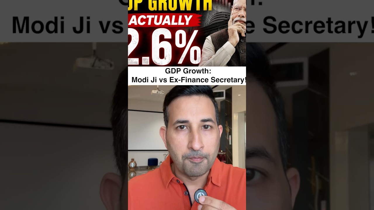 Modi vs Subhash Garg: India Ki GDP Growth Sirf 2.6%? ₹6 Lakh Crore Ka Data Game? 😳