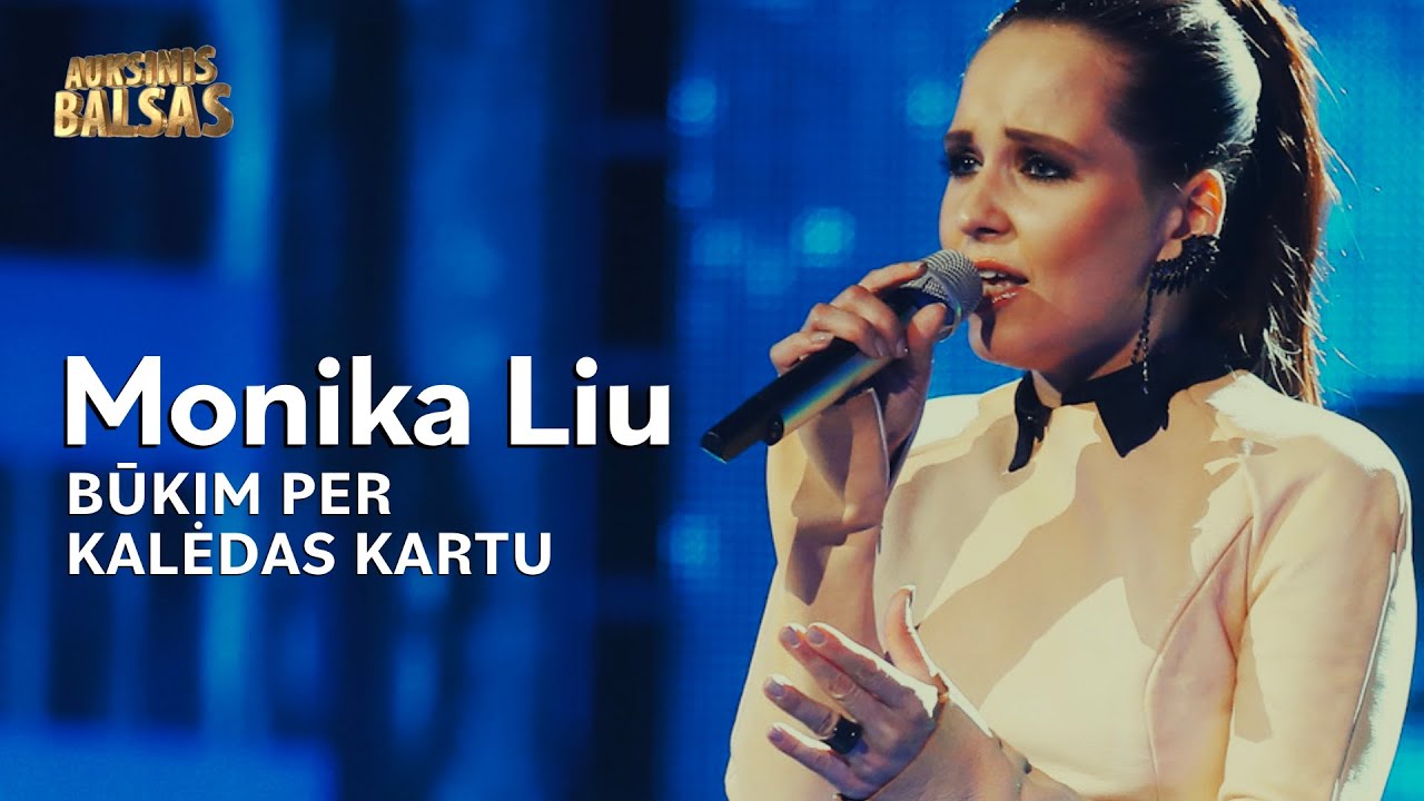 Monika Liu - Būkim Per Kalėdas Kartu (Lyric Video). Auksinis Balsas