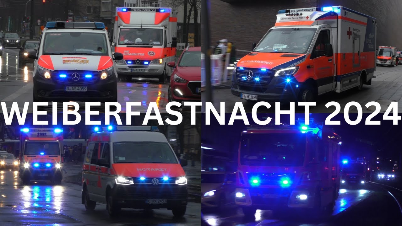 🇩🇪 GROßEINSATZ AN ALTWEIBER - Einsatzfahrten Rettungsdienst, Polizei & Feuerwehr Düsseldorf & Köln!