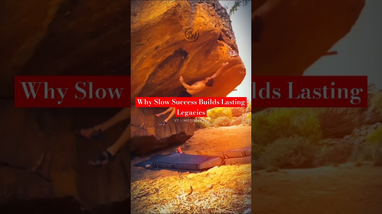 Why Slow Success Builds Lasting Legacies#motivation #discipline #success #mindset #shorts #staytough