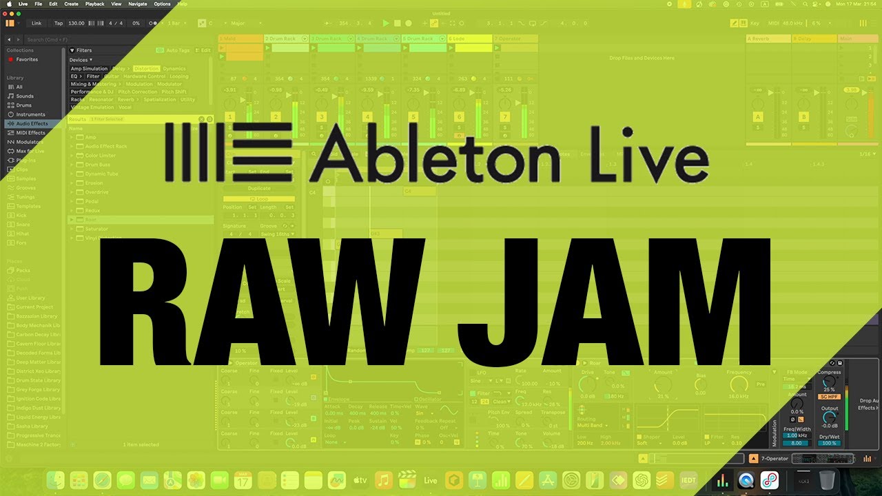 🔥 Ableton Live - Making Beats From Scratch | Raw Jam, No Talking 🎛️🎶
