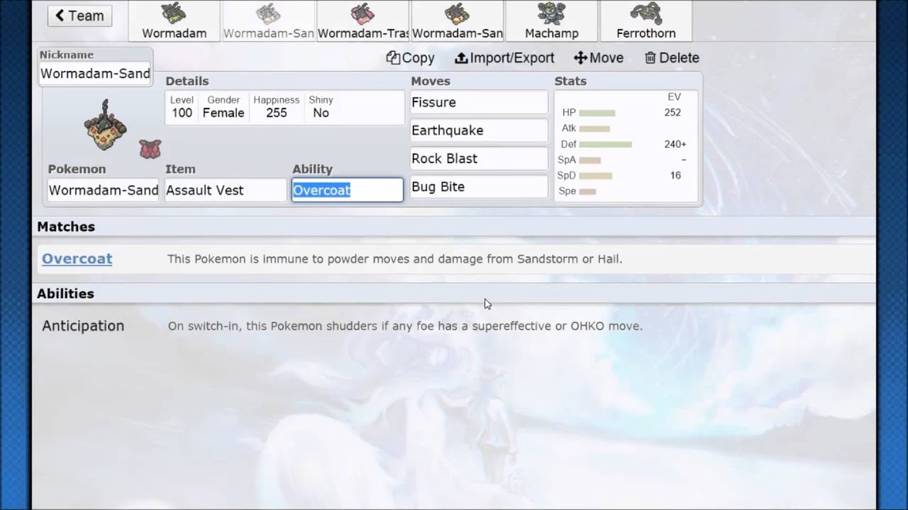 TOP 3 Wormadam Movesets! Pokemon Omega Ruby and Alpha Sapphire / X&Y Wormadam Guide