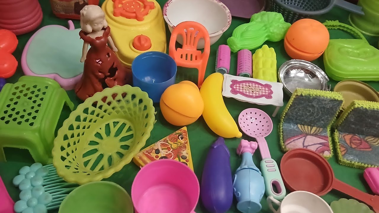 Satisfying with unboxing #colr full miniature barbie kitty doll chair set toys #asmr #video 😍 💖 
