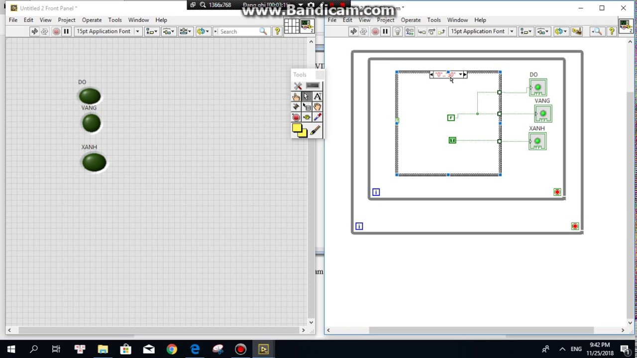 ĐIỀU KHIỂN ĐÈN GIAO THÔNG BẰNG LABVIEW