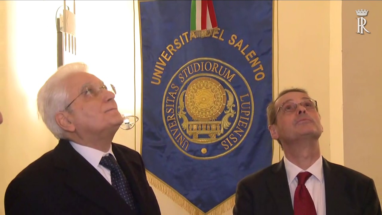 Intervento del Presidente Mattarella all'Università del Salento