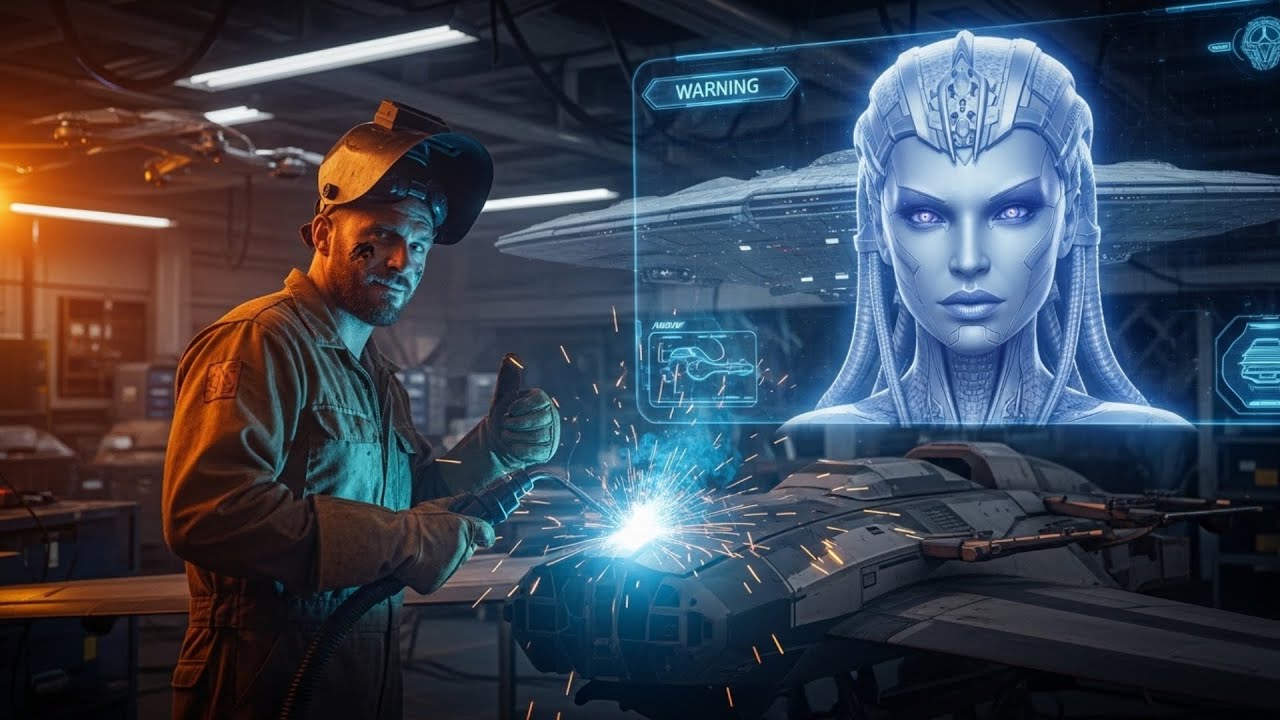The human fleet mechanic's official response to entire alien mothership: 'Thanks for the heads up!