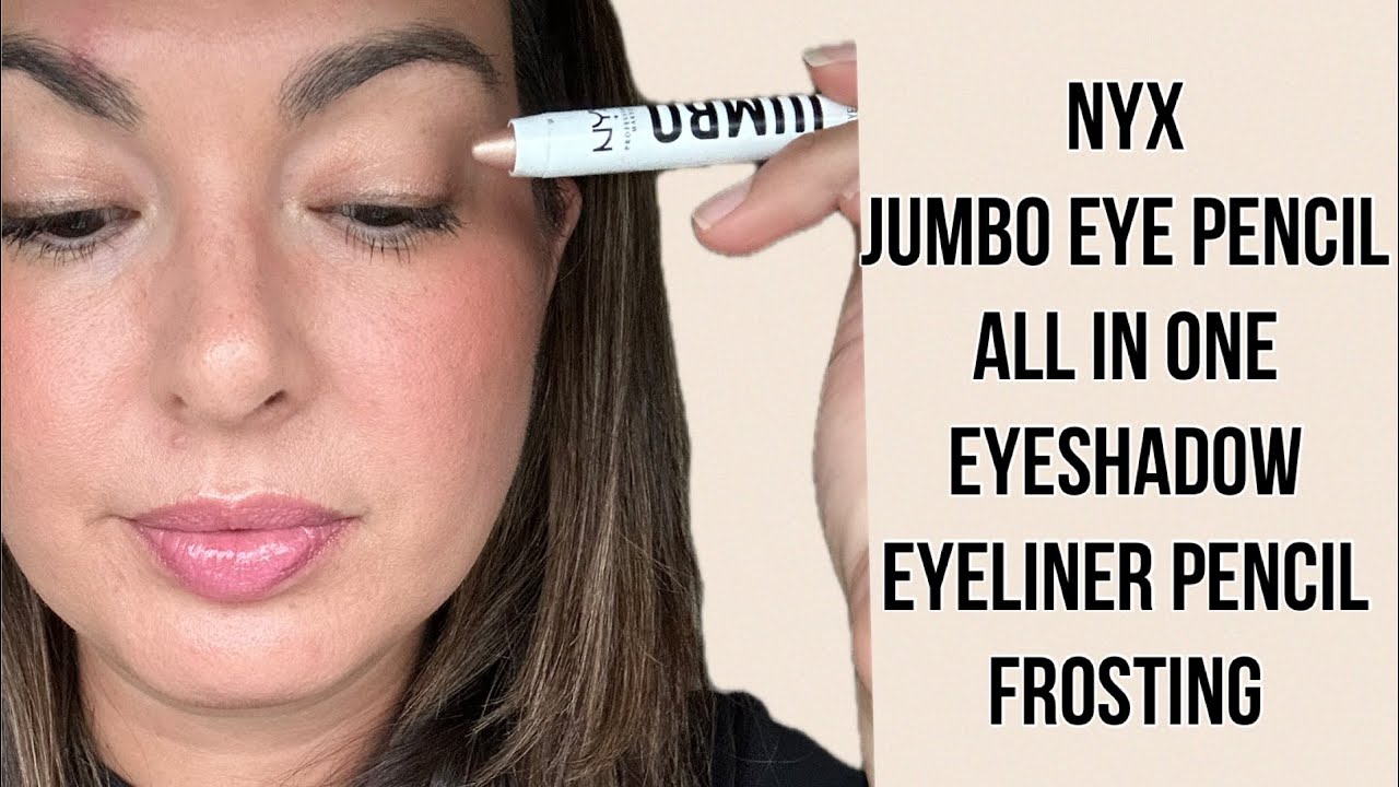 NYX Jumbo Eye Pencil All In One Eyeshadow Eyeliner Pencil - Frosting - обзор и руководство