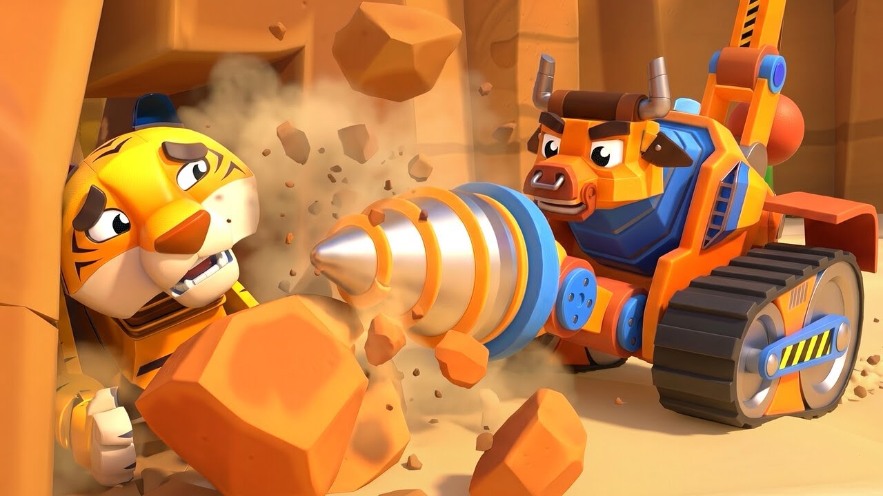 La voiture de police TIGER est piégée ! Bulldozer à la rescousse | Equipe de Secours