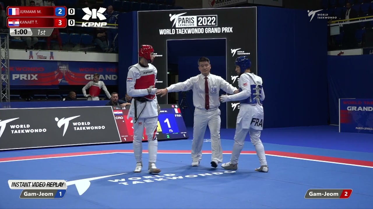 307 Round of 32 Men  80kg FRA JERMAMI Mehdi CRO KANAET Toni