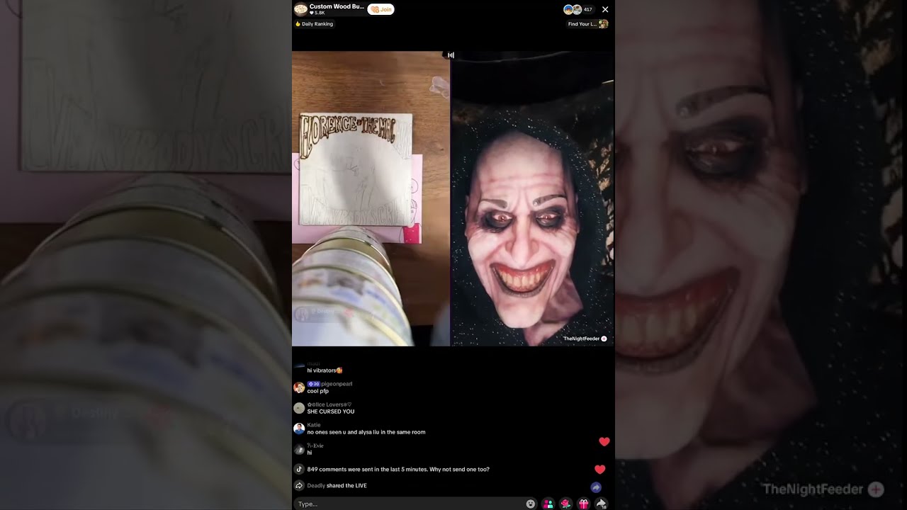 CustomWoodBurning 'Alysa Liu' 23rd February 2026 TikTok Live